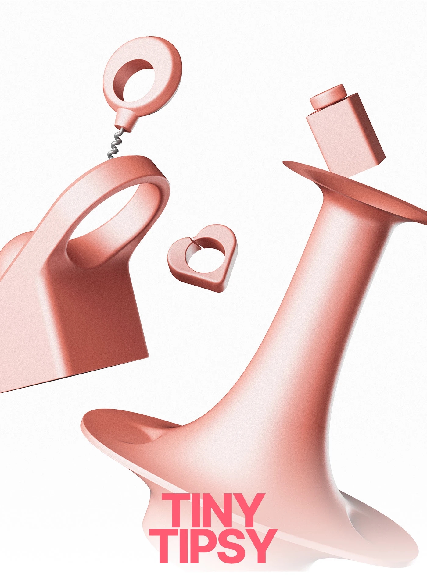 TINY TIPSY，packing，Wine packaging，originality，