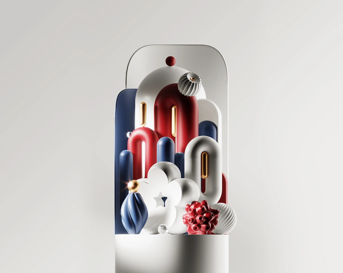 illustration，3D art，advertisement，Digital Bloom，