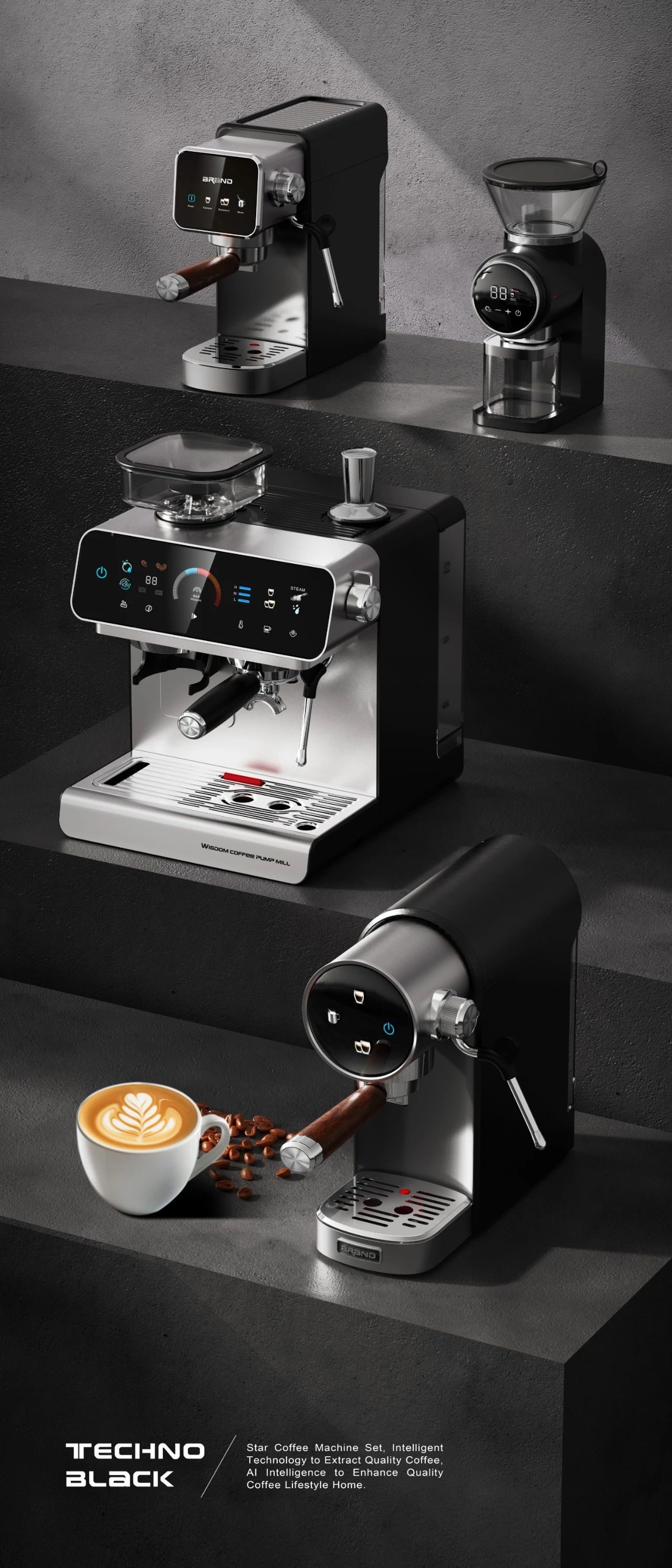 0.618 Golden Ratio，circular affinity design，Platform Extension，serialized development，home integration aesthetics，Efficient design process，The New Proposition of Smart Life，Strict quality control standards，