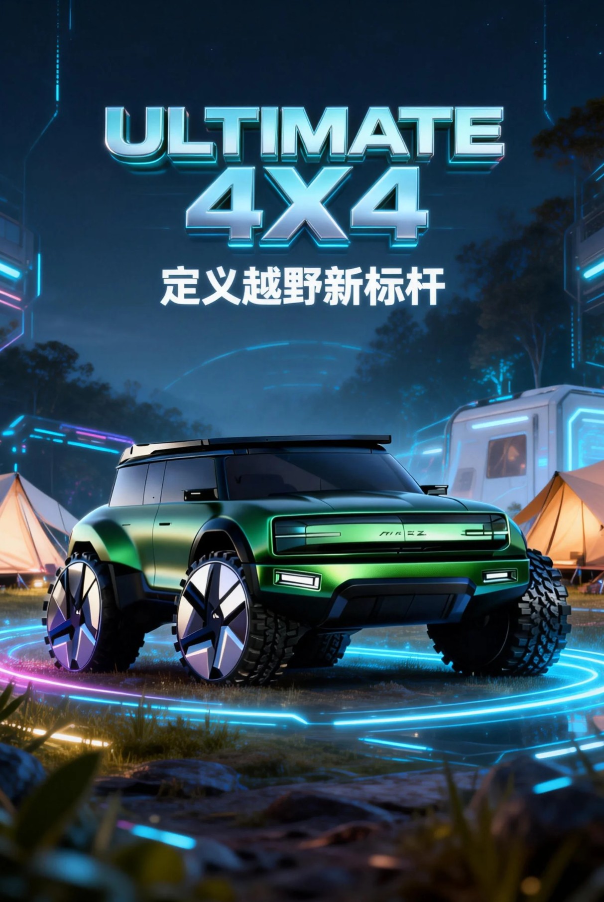 Hand drawn car，Hand drawn industrial design，AIGC，Off-road vehicle，Vehicle hand drawing，Hand drawn rendering of automobile，