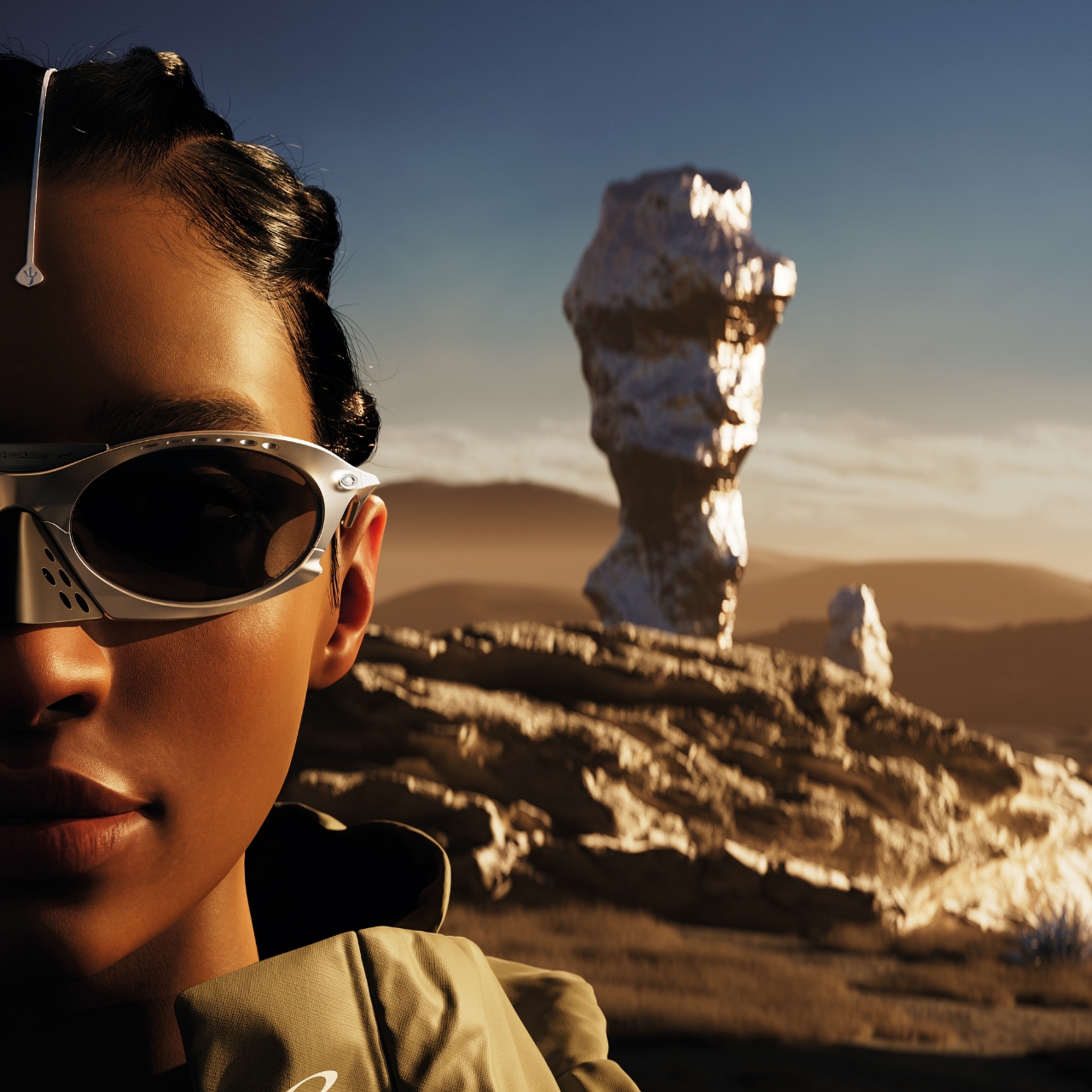 Sunglasses，Prizm，Titanium metal，Light weight and high strength，