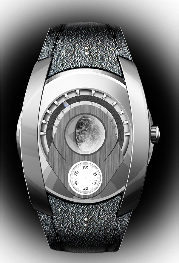 Wrist watch，Lunokhod，Moon，sketch，Wristwatch，