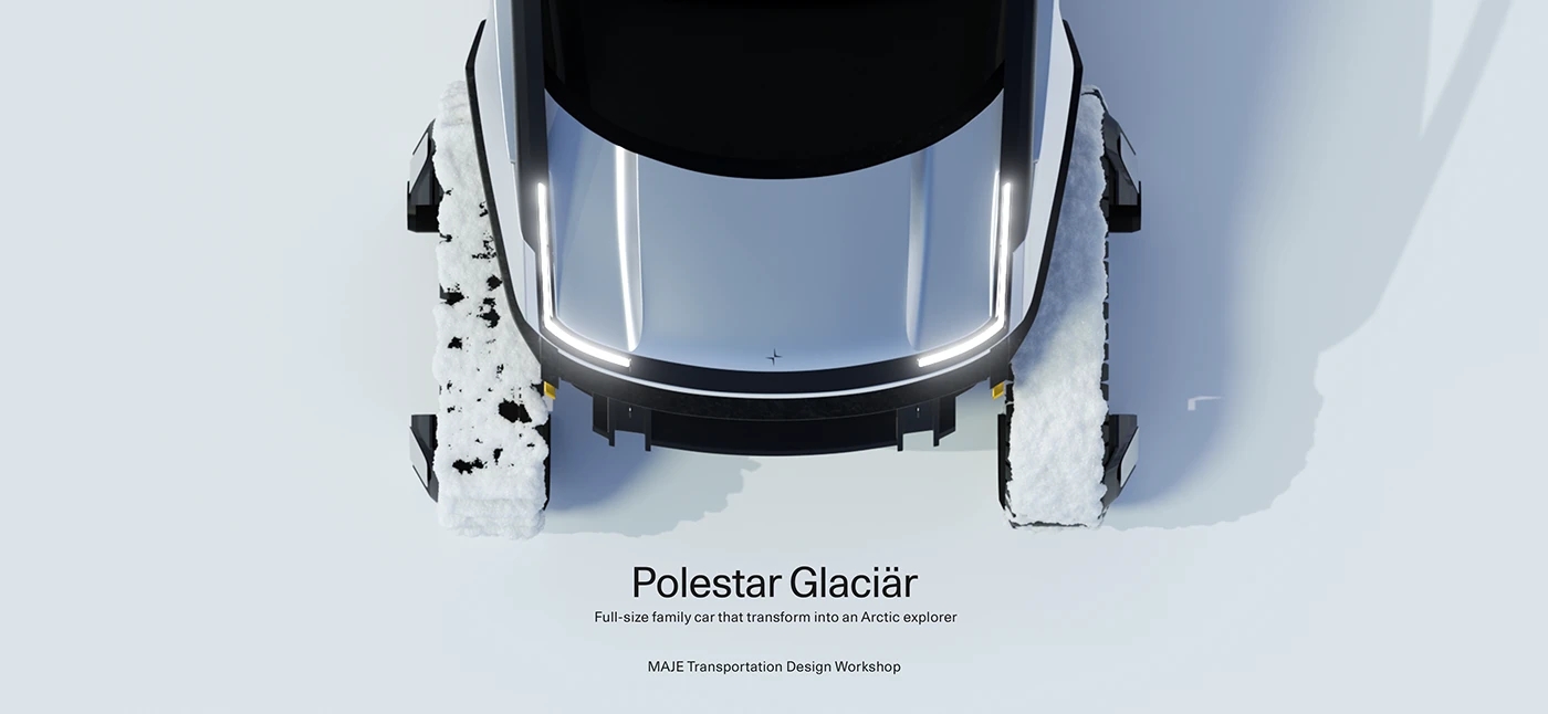 Polestar GLACIÄR，Car traffic，vehicle，originality，