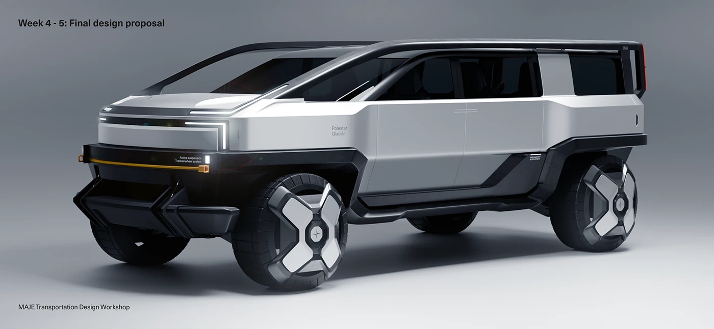 Polestar GLACIÄR，Car traffic，vehicle，originality，