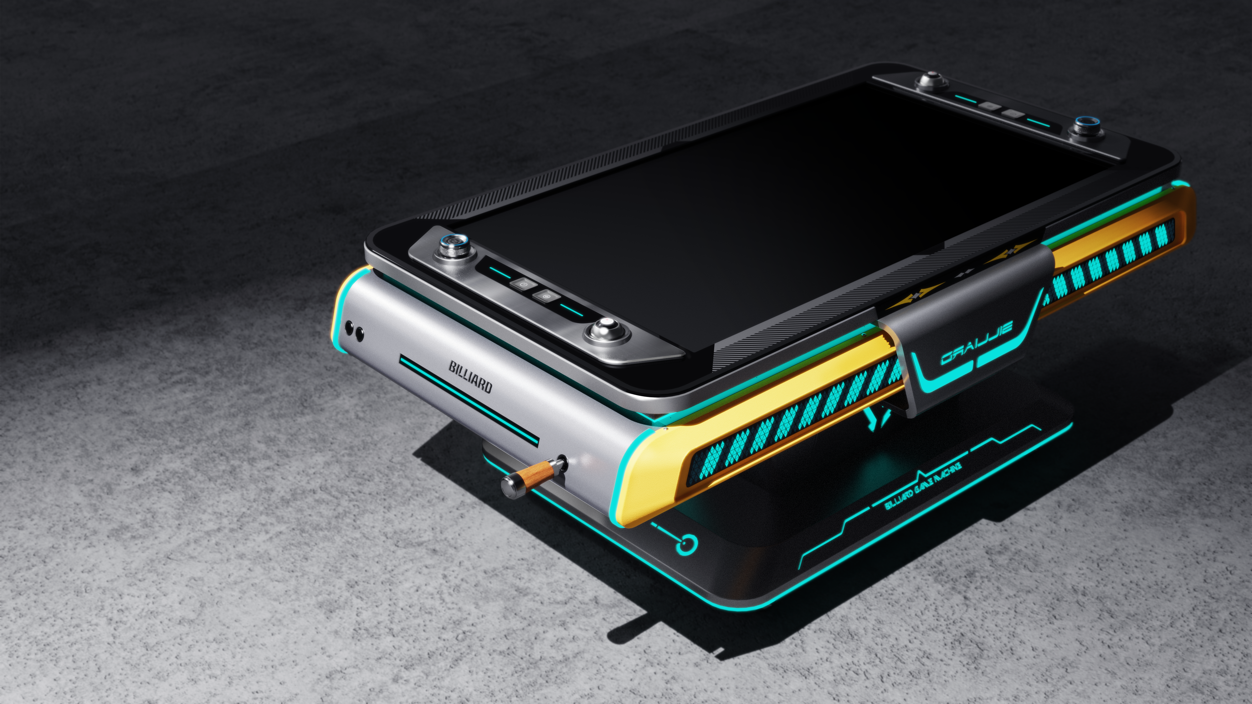 video game equipment，Digital Billiards，Video game machine，billiard machine，industrial design，mechanical equipment，Amusement machine，