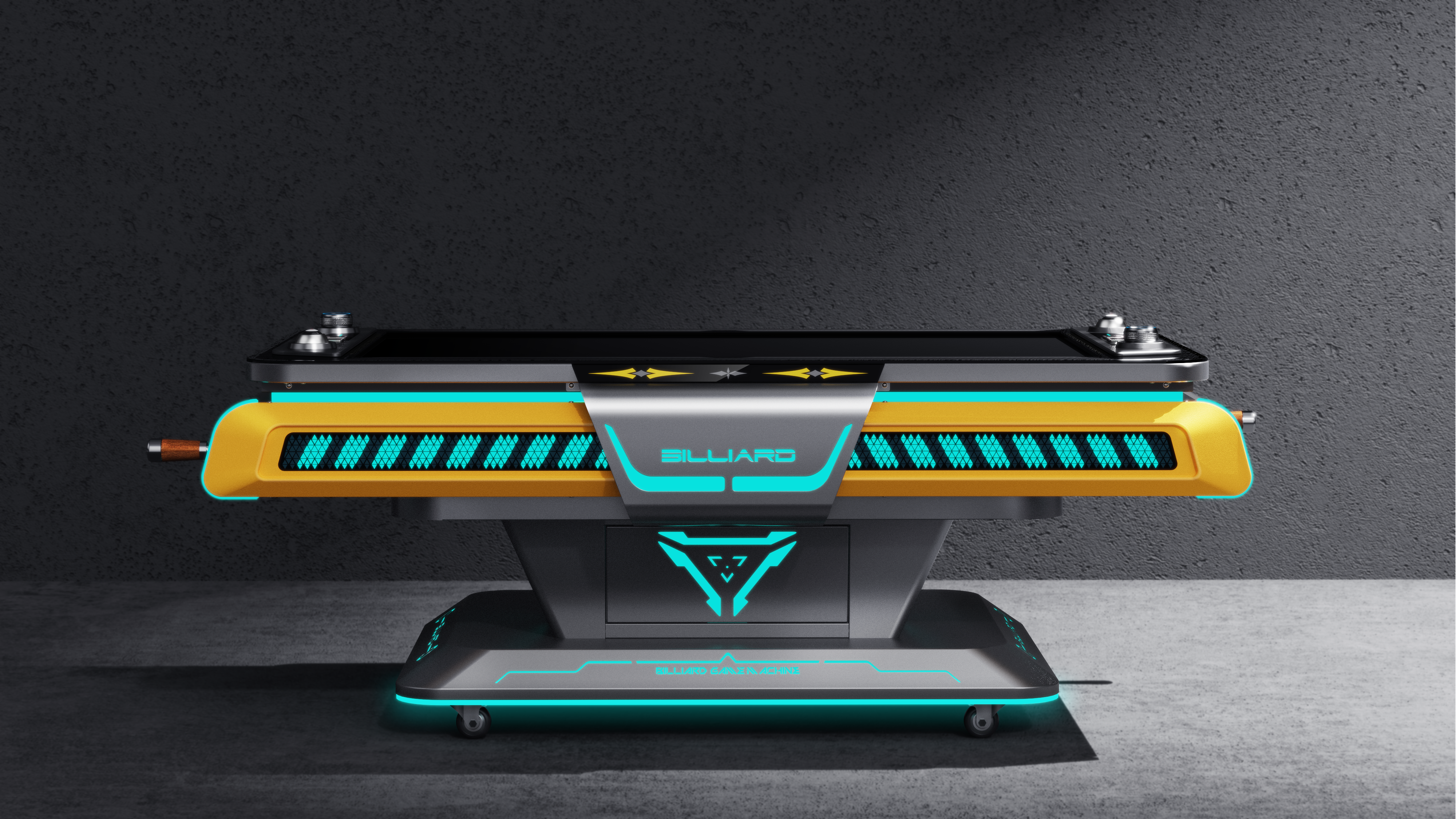 video game equipment，Digital Billiards，Video game machine，billiard machine，industrial design，mechanical equipment，Amusement machine，