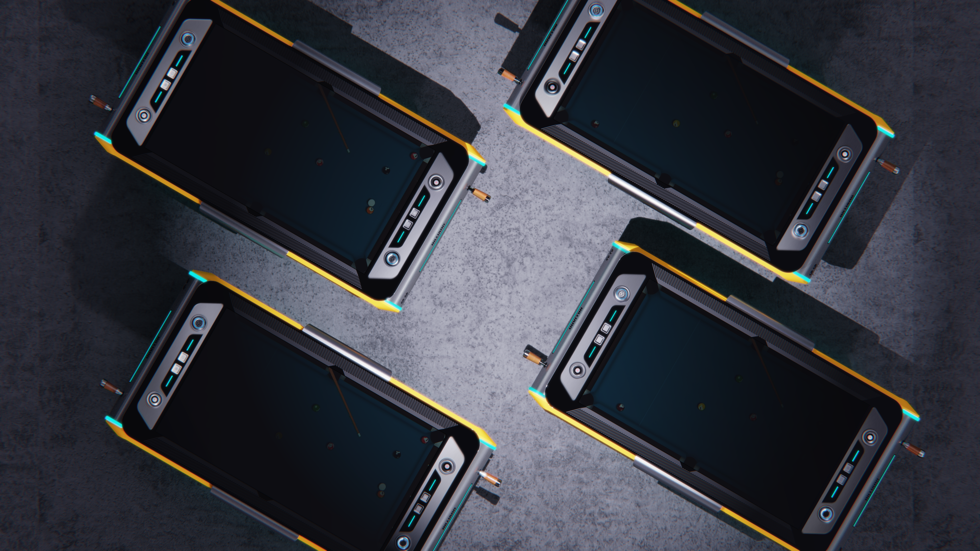 video game equipment，Digital Billiards，Video game machine，billiard machine，industrial design，mechanical equipment，Amusement machine，