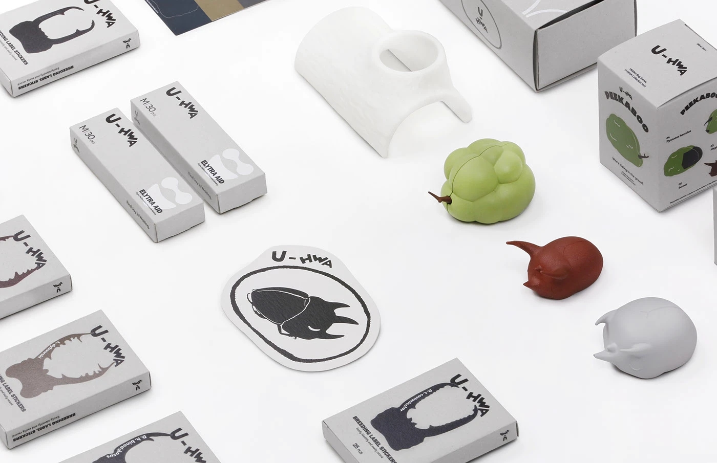 U-HWA，Brand design，Brand promotion，packing design，