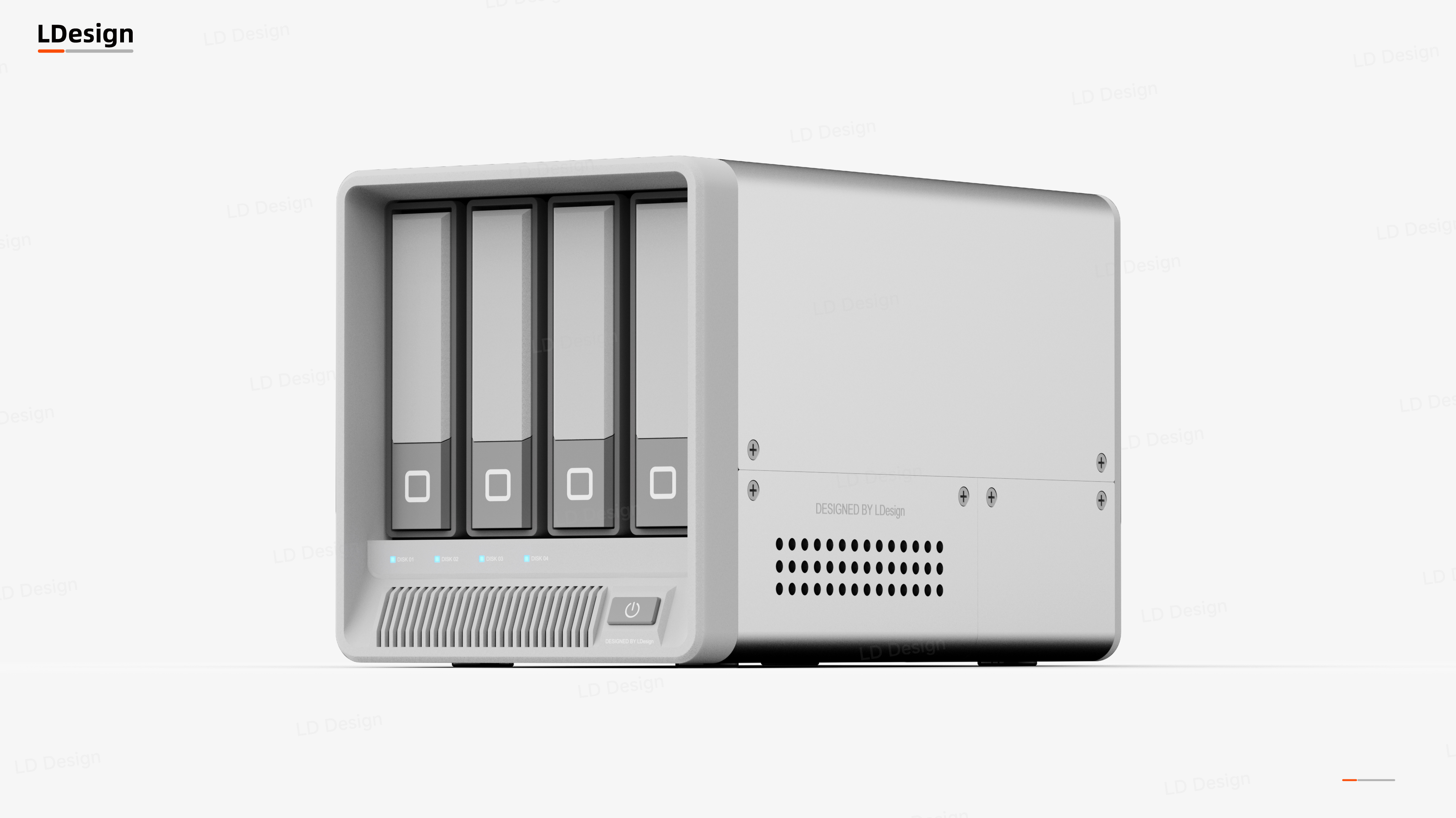 Hard drive cabinet，Appearance design，product design，industrial design，NAS Hard Disk Enclosure，original，High Wind Know，