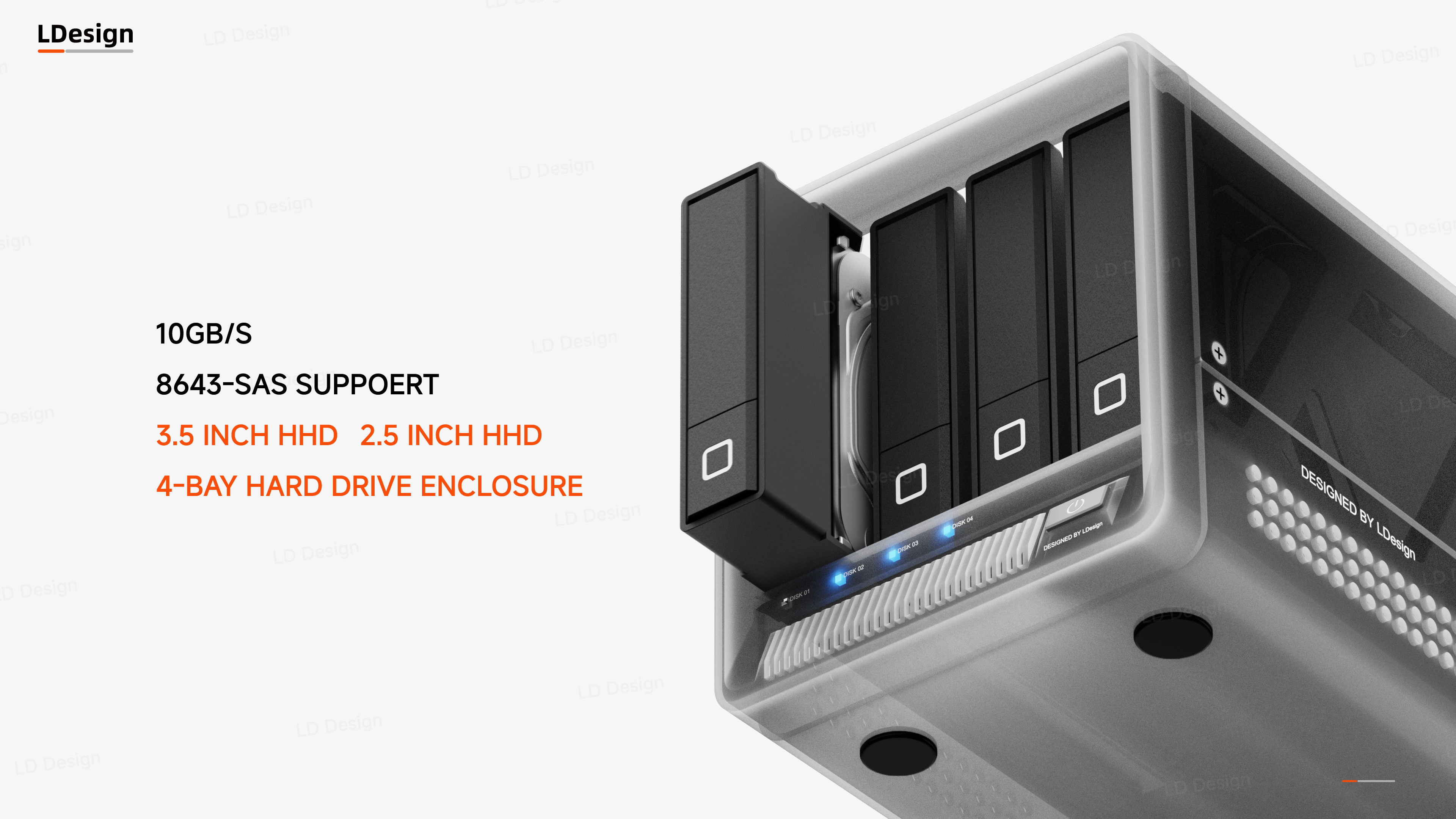 Hard drive cabinet，Appearance design，product design，industrial design，NAS Hard Disk Enclosure，original，High Wind Know，