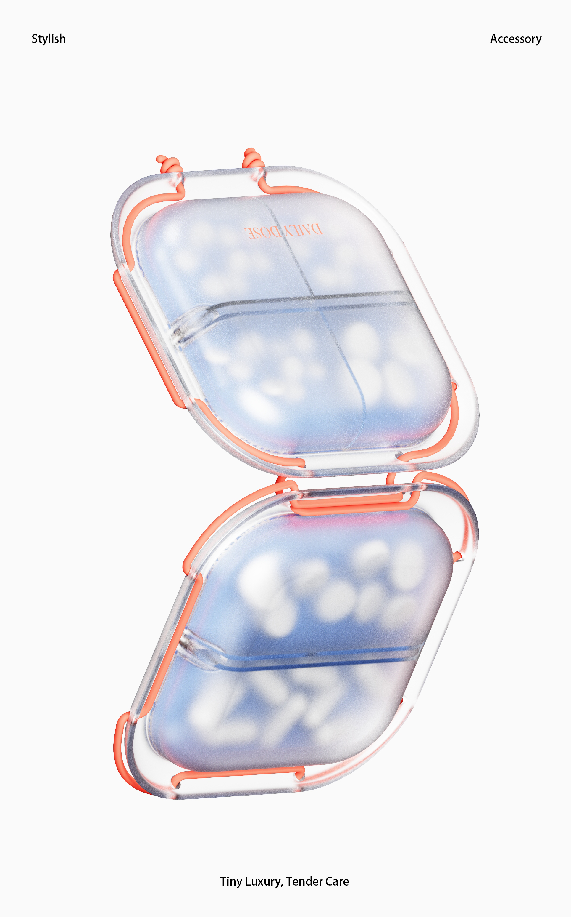 small medecine box，Portable medicine box，Portable small medicine box，