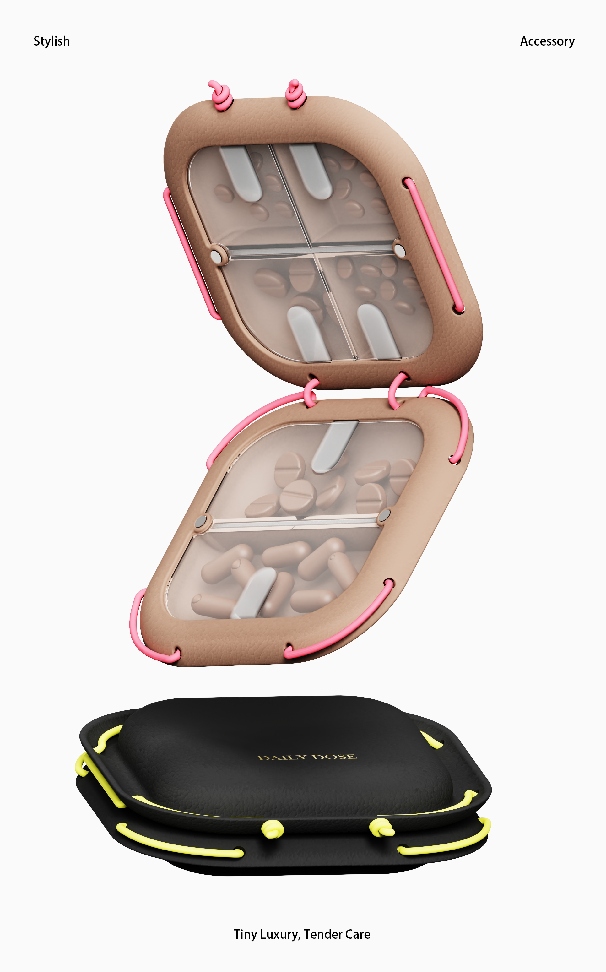 small medecine box，Portable medicine box，Portable small medicine box，