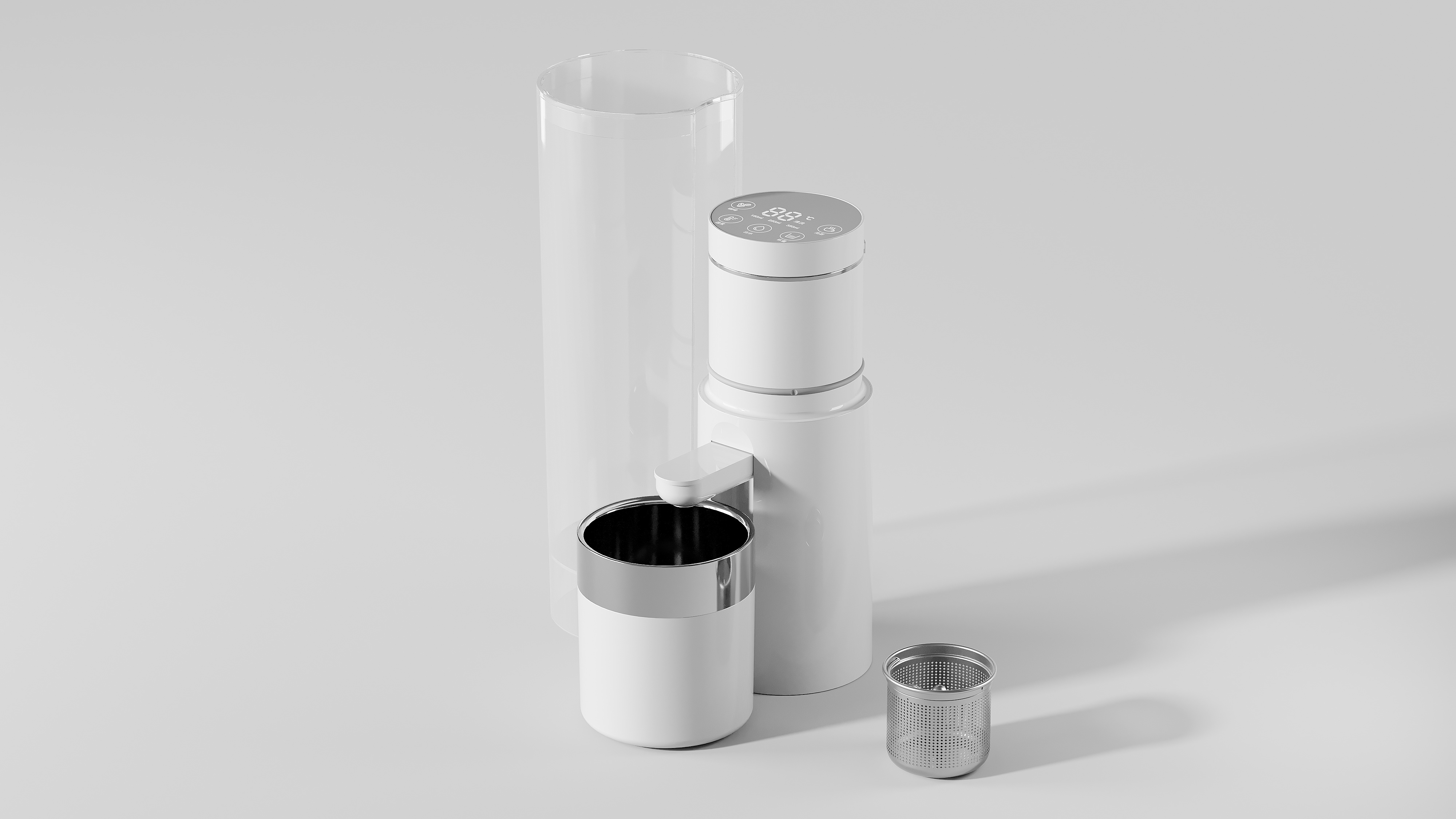 industrial design，Structural design，Coffee machine，Intelligent tea making machine，Portable，portable water machine，