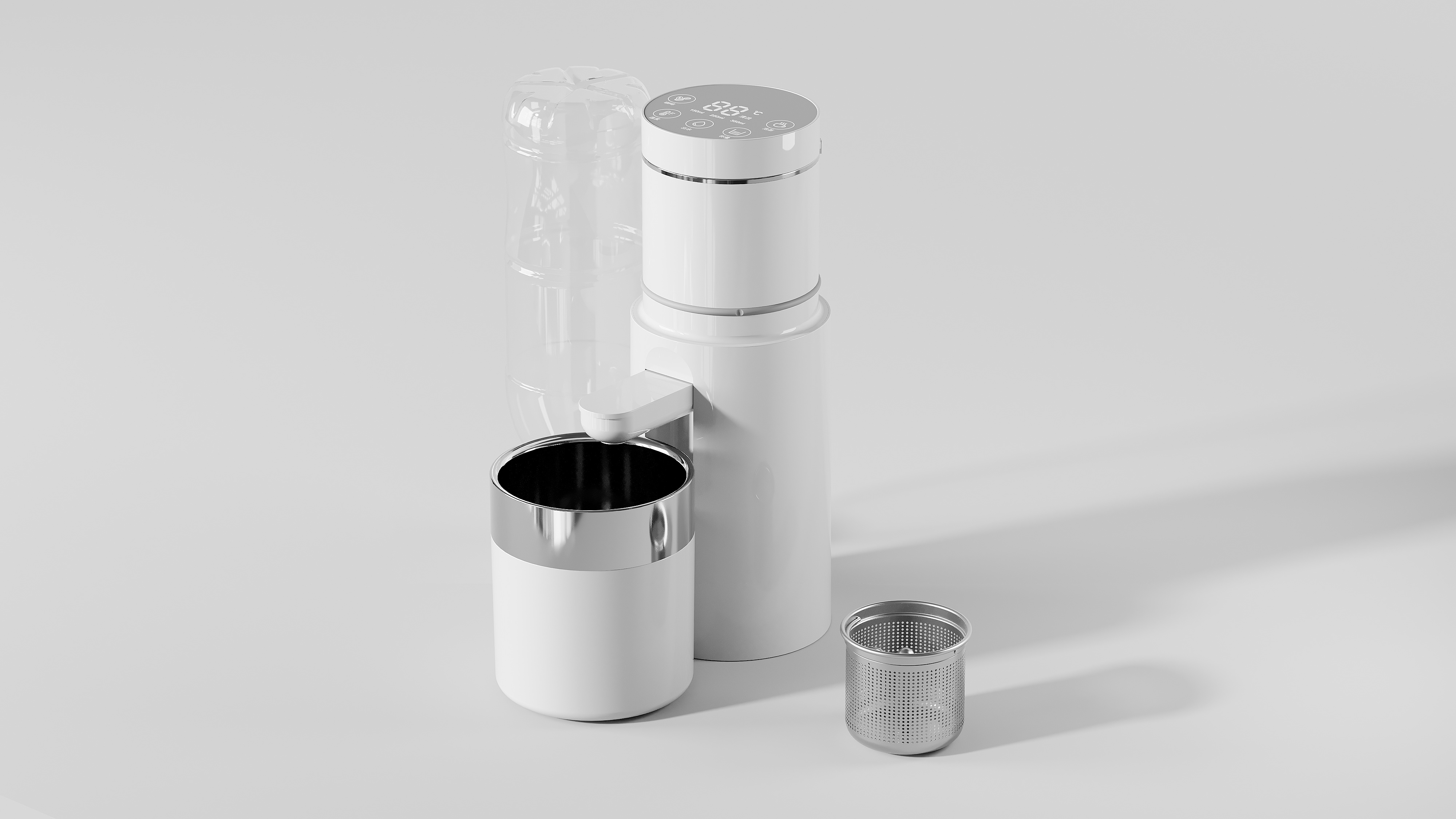 industrial design，Structural design，Coffee machine，Intelligent tea making machine，Portable，portable water machine，