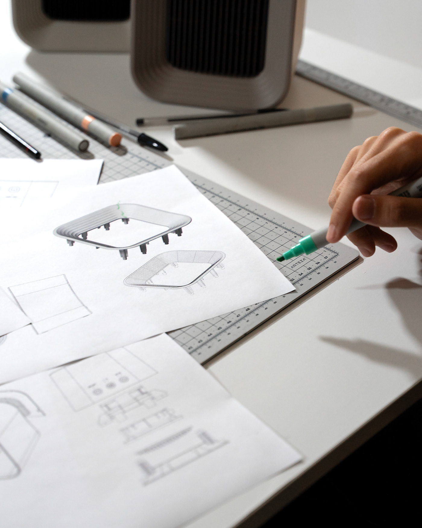 HEATO MINI，Desktop heater，small home appliances，originality，