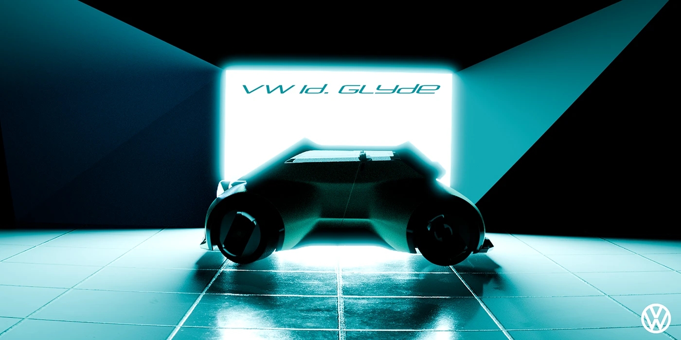 vehicle，automobile，Hand drawn，VW ID. GLYDE，