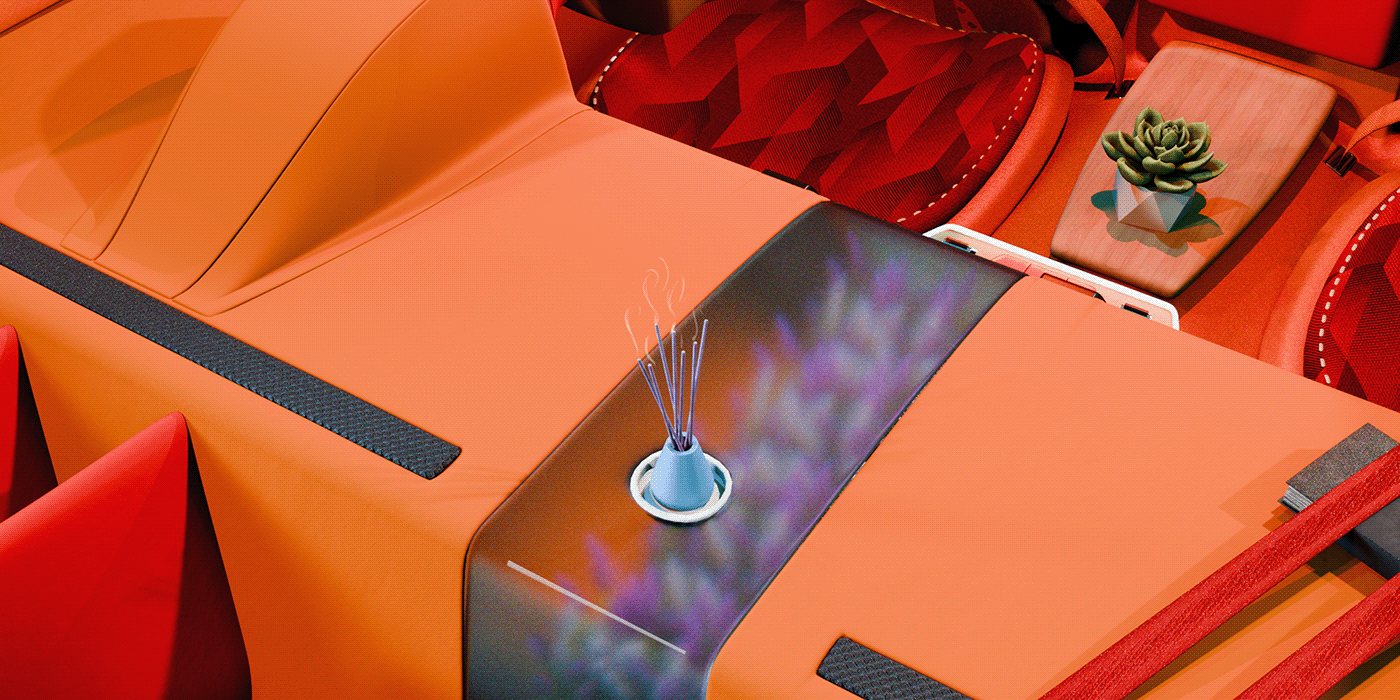 vehicle，automobile，Hand drawn，VW ID. GLYDE，