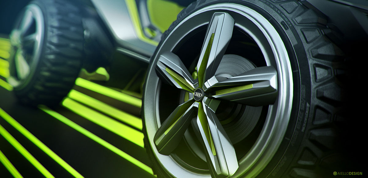 conceptual design，automobile，Audi C-OUTTER，