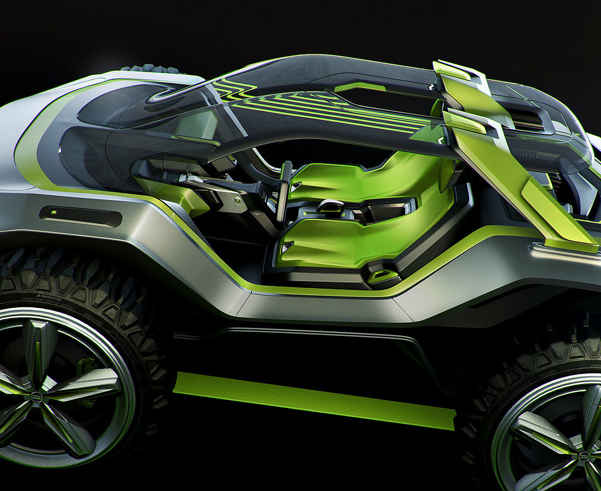 conceptual design，automobile，Audi C-OUTTER，