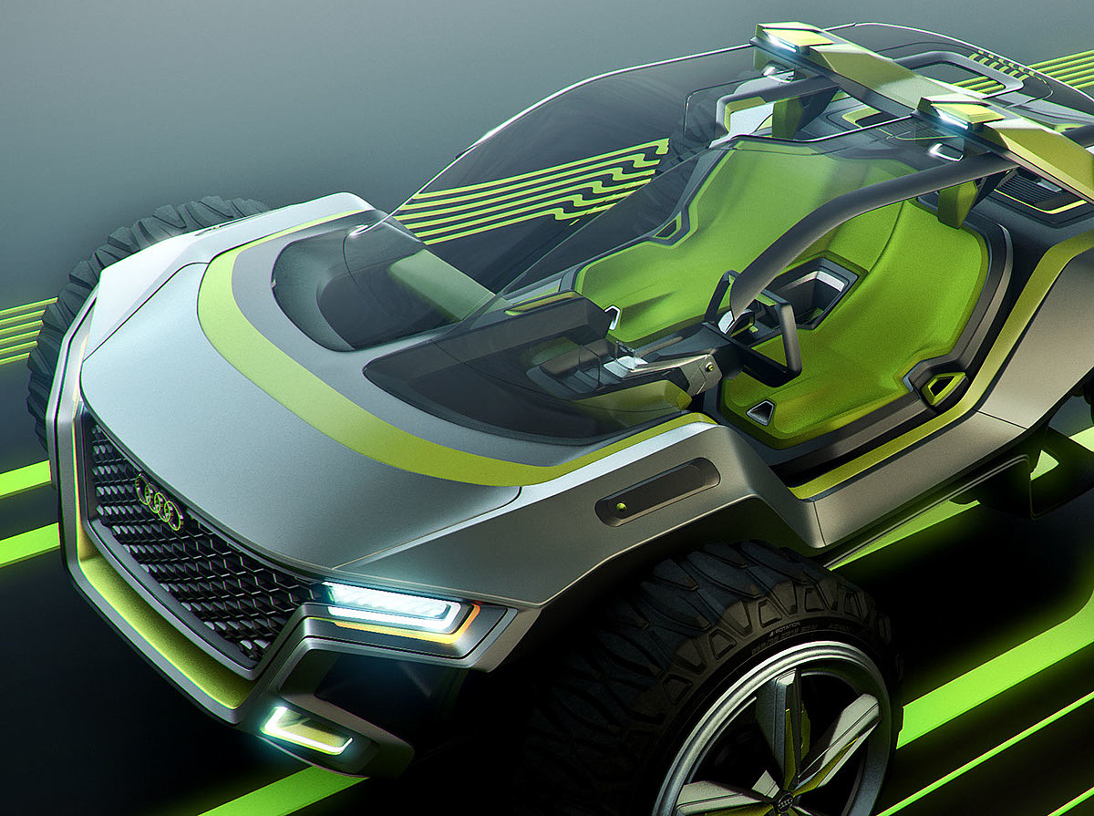 conceptual design，automobile，Audi C-OUTTER，