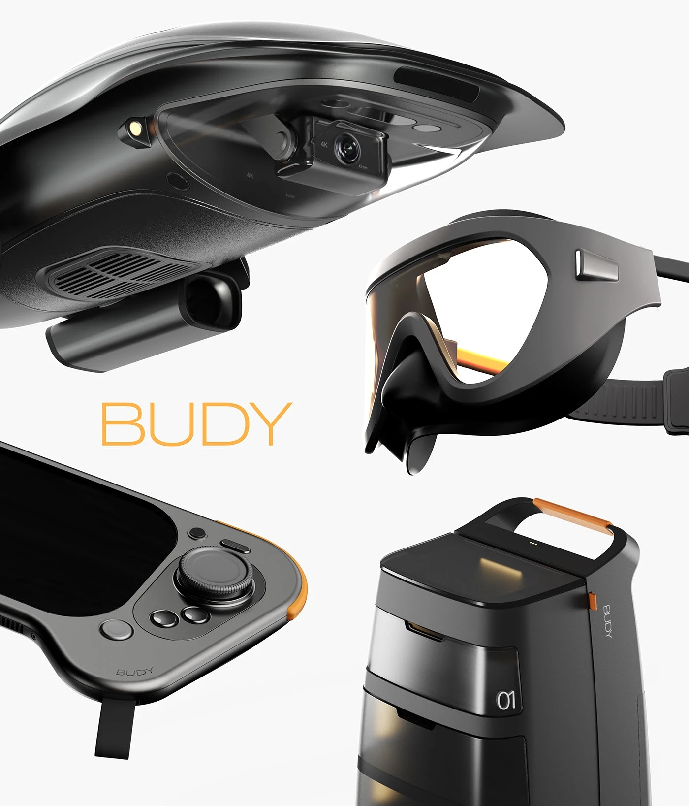 BUDY，Diving equipment，Outdoor equipment，industrial design，