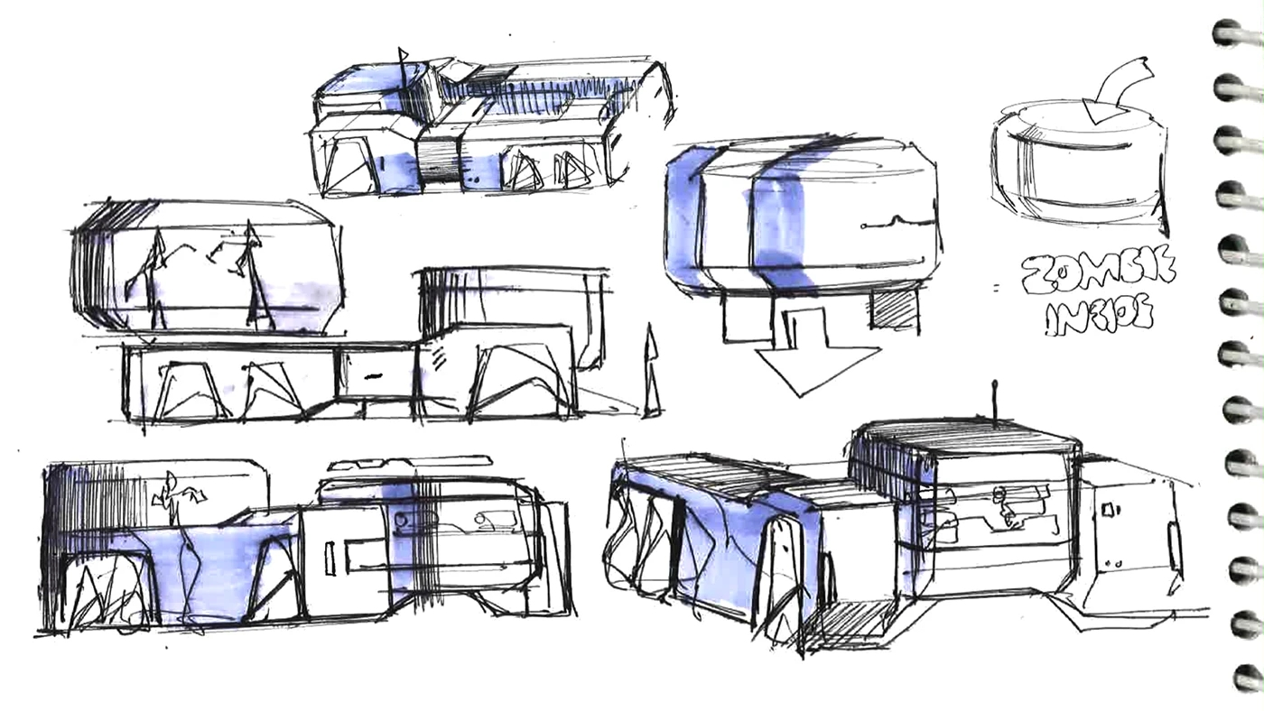 vehicle，automobile，3D modeling，Zombie Patrol，