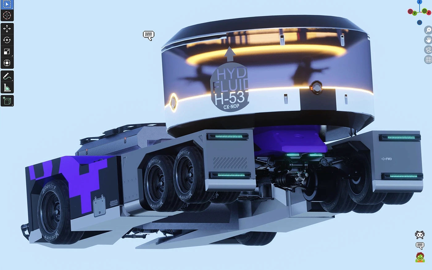 vehicle，automobile，3D modeling，Zombie Patrol，