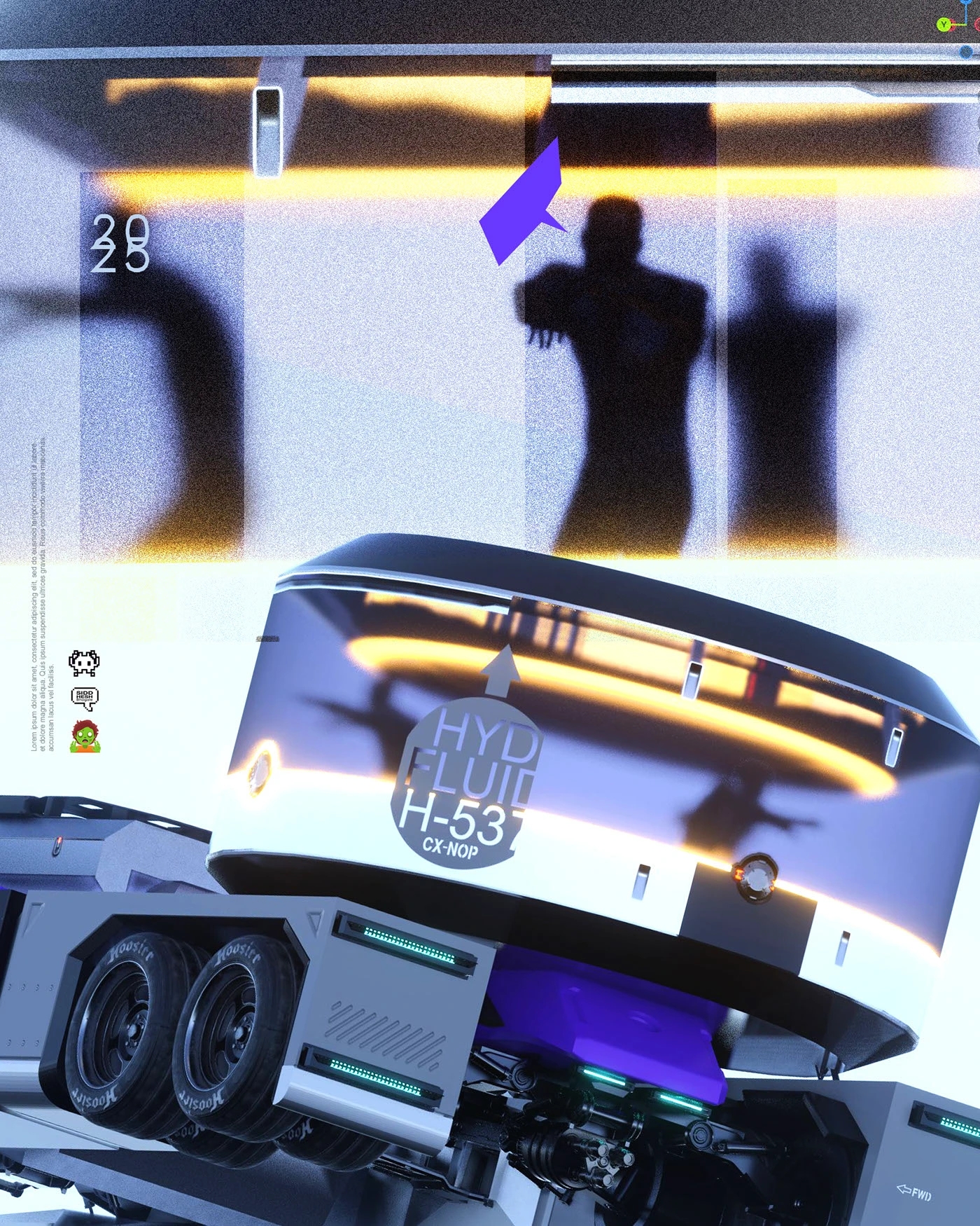 vehicle，automobile，3D modeling，Zombie Patrol，