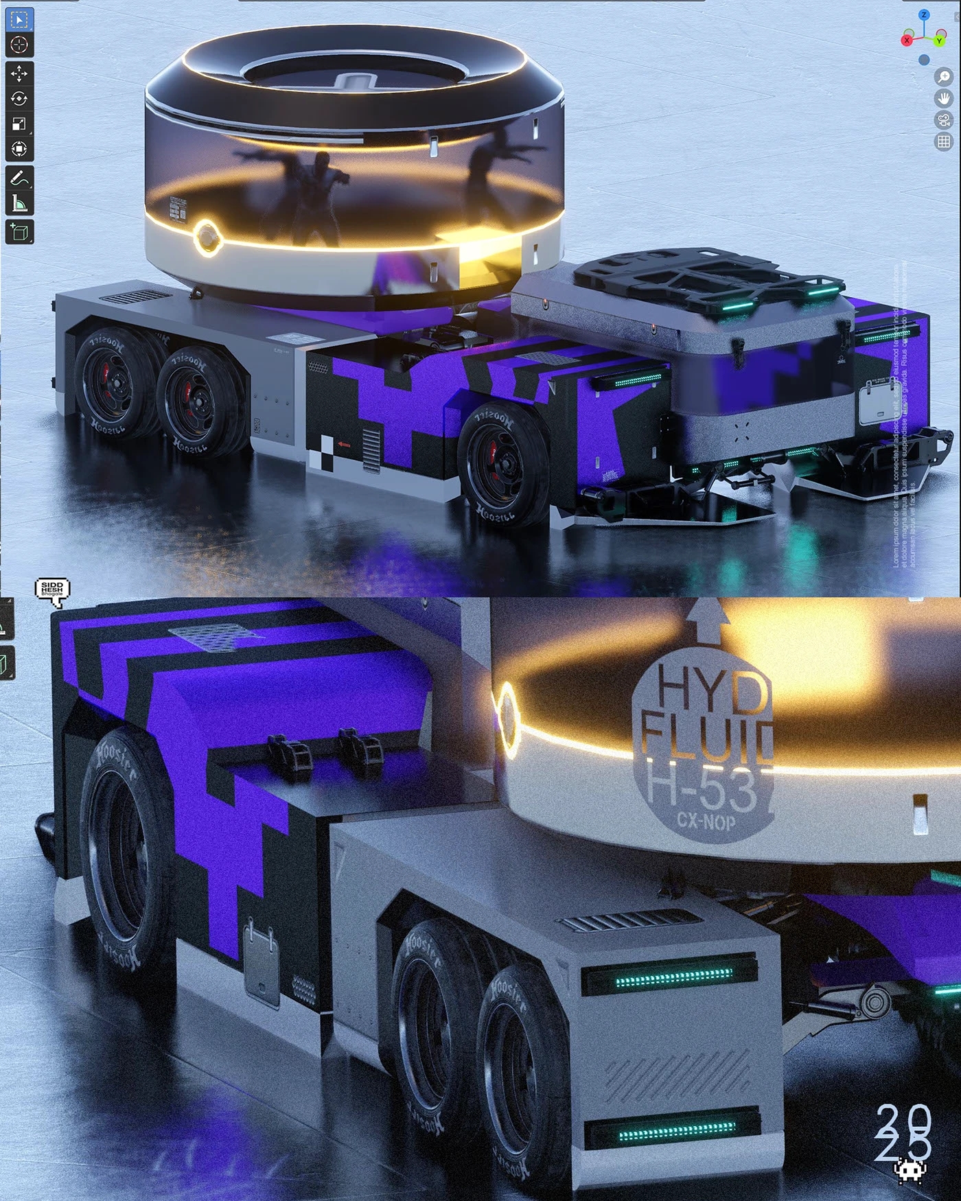 vehicle，automobile，3D modeling，Zombie Patrol，