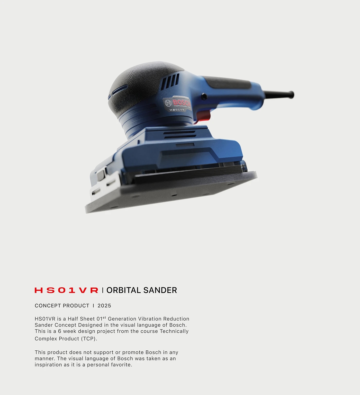 HS01VR，Sander，tool，industrial design，