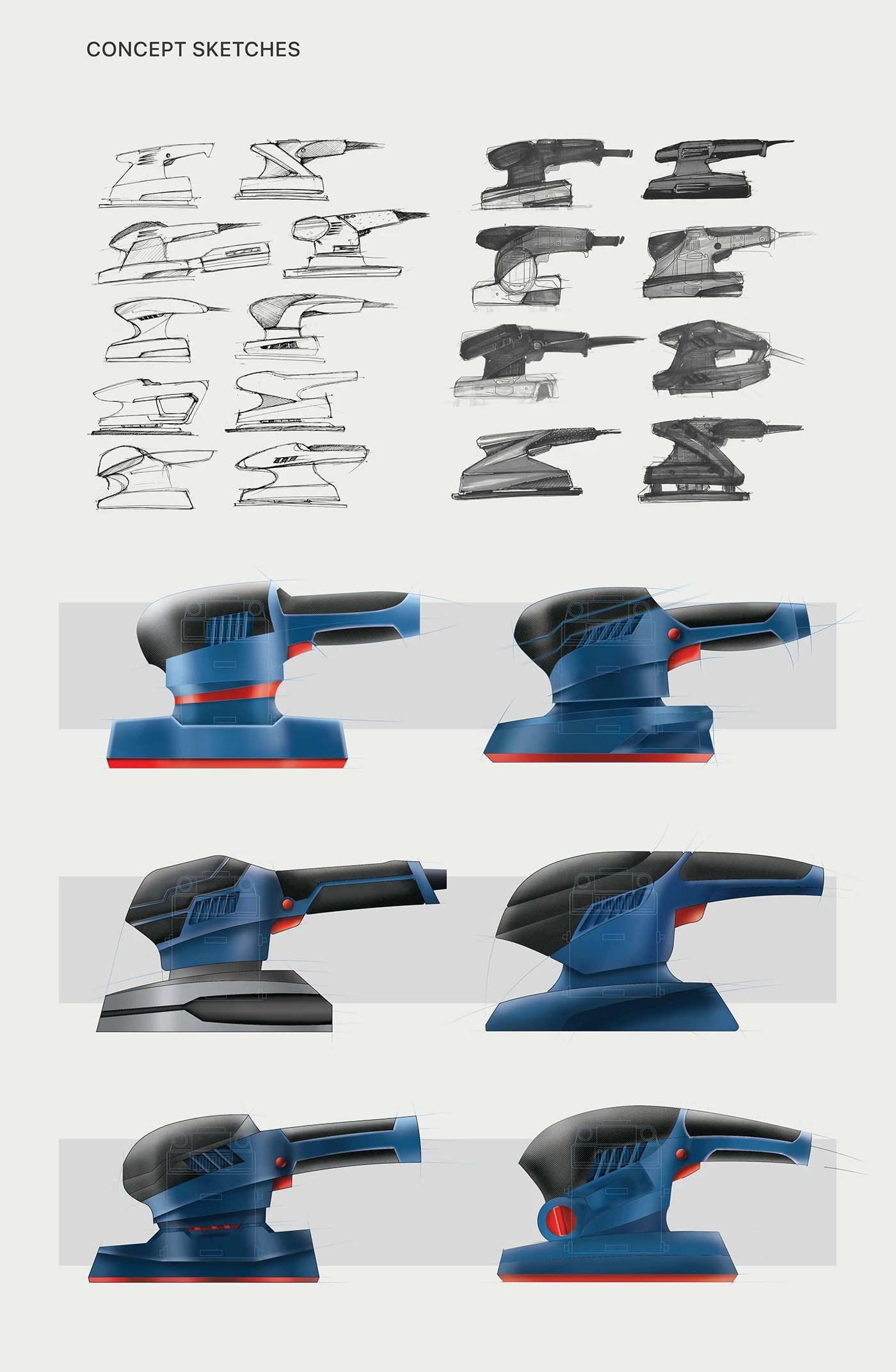 HS01VR，Sander，tool，industrial design，