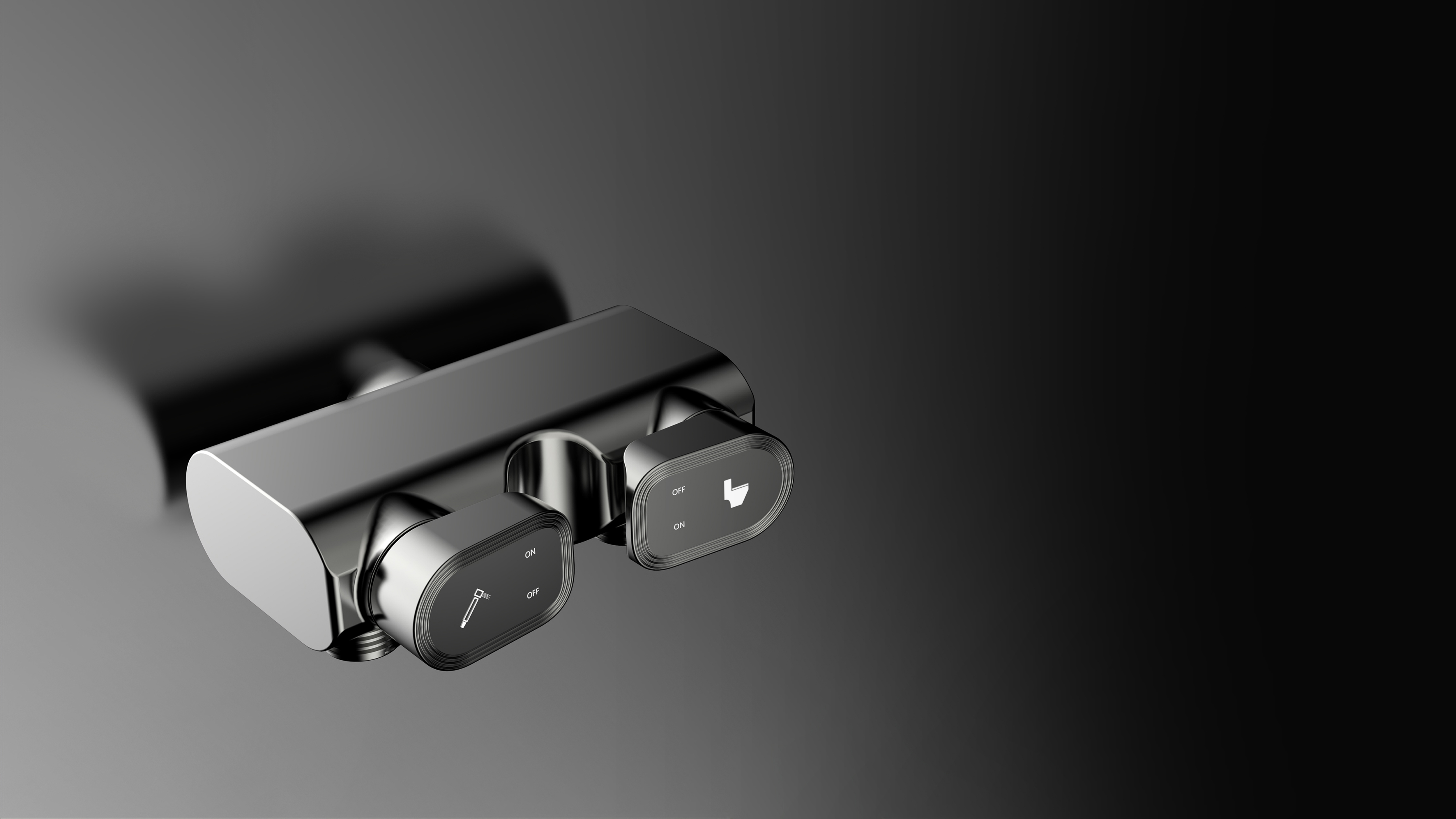 Spray gun，Angle valve，Appearance design，product design，Minimalist，