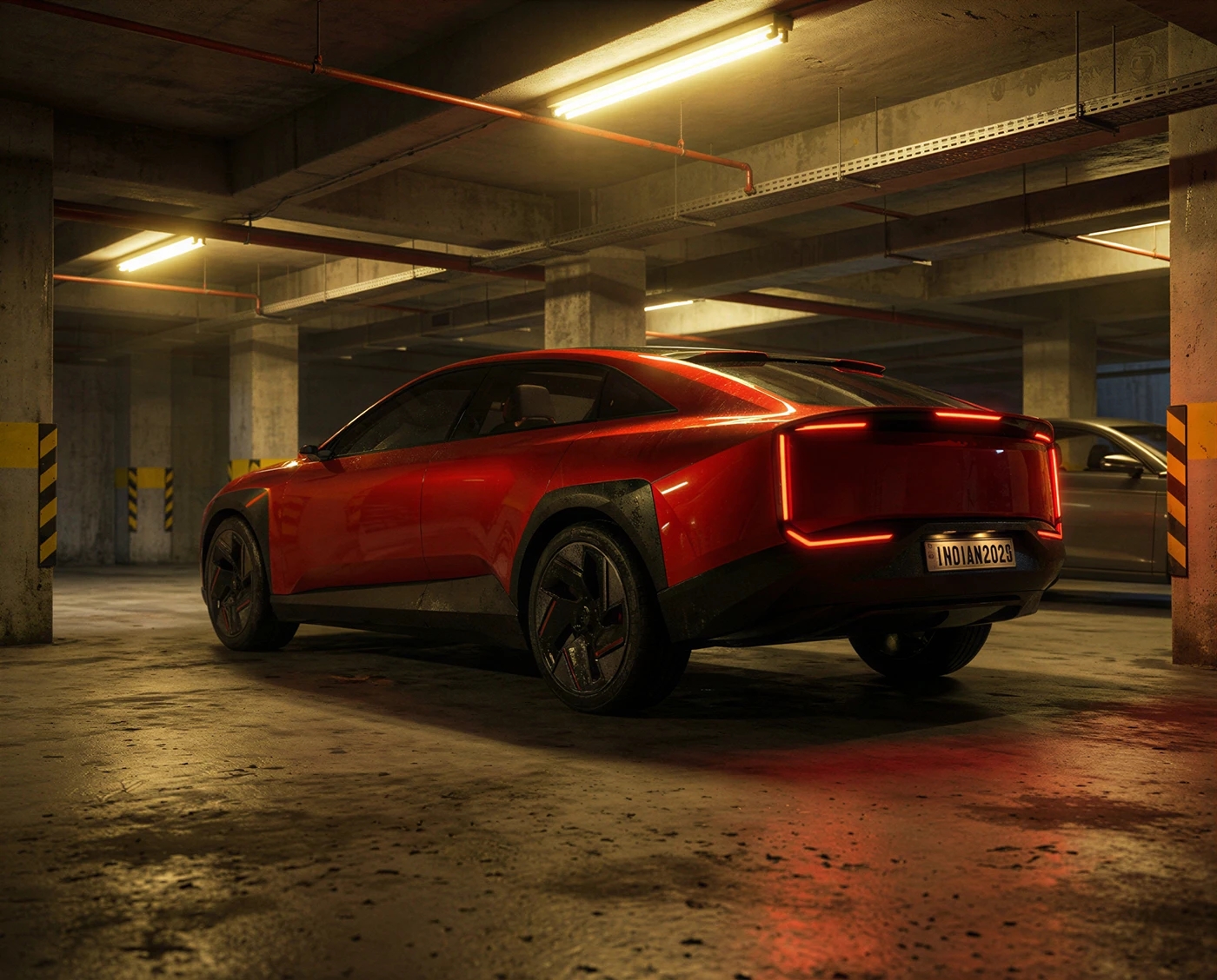 Four-door coupe，INGLO，Heartcore，electric vehicle，Mahindra BE 6-S，