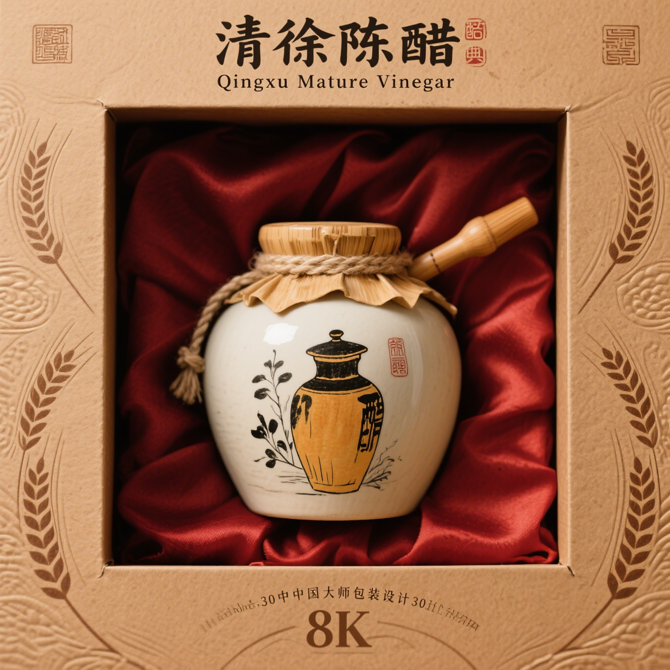 Qingxu mature vinegar packaging design (award-winning works)，
