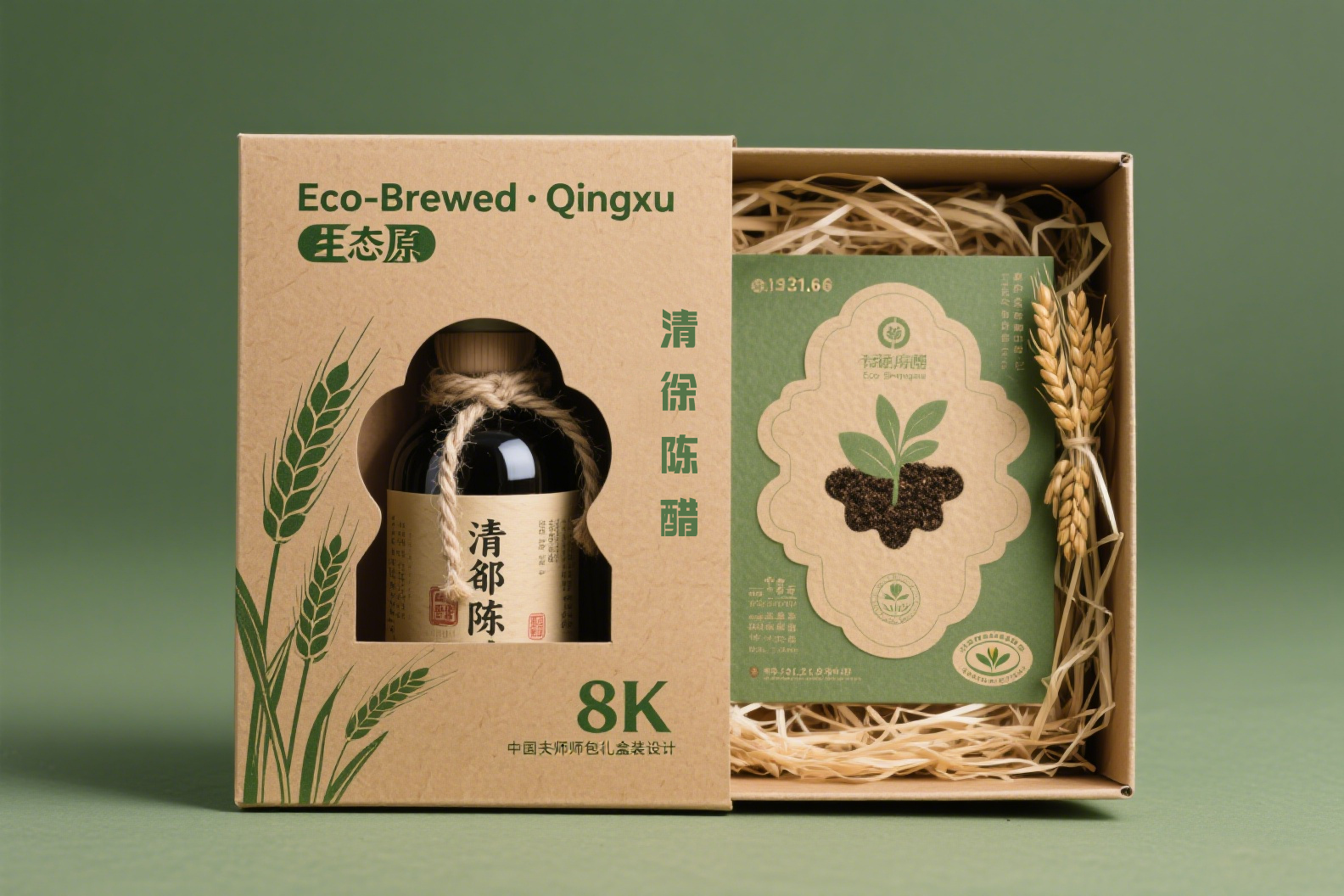 Qingxu mature vinegar packaging design (award-winning works)，