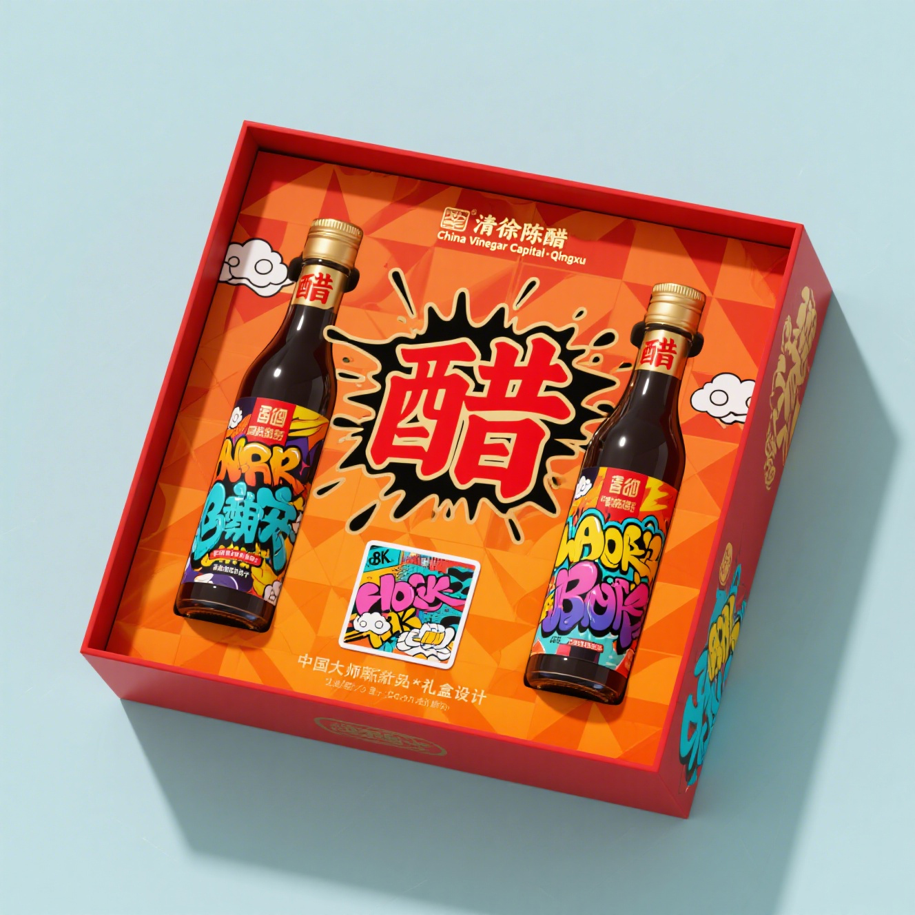 Qingxu mature vinegar packaging design (award-winning works)，