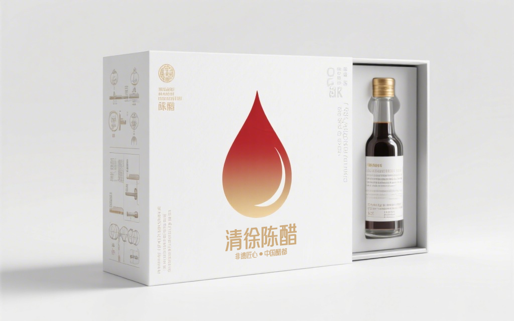 Qingxu mature vinegar packaging design (award-winning works)，