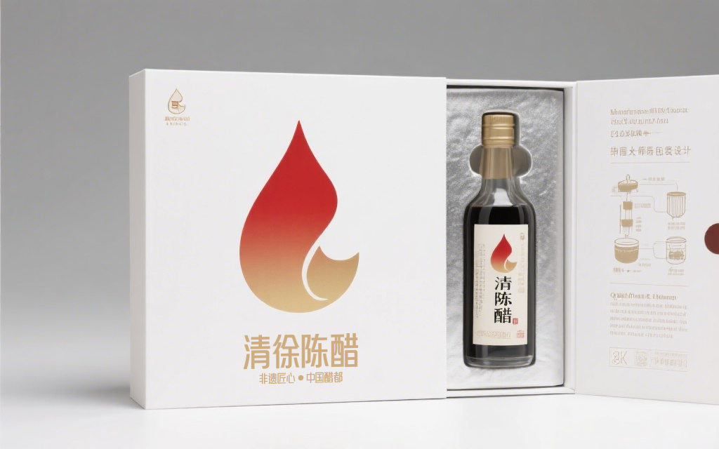 Qingxu mature vinegar packaging design (award-winning works)，