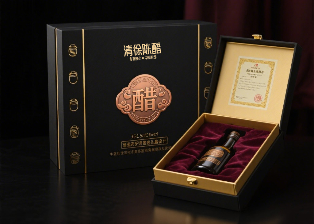 Qingxu mature vinegar packaging design (award-winning works)，