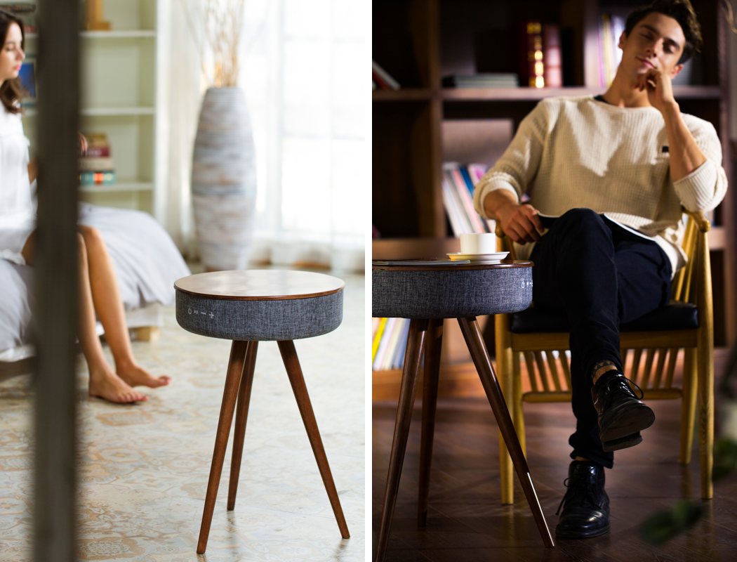 Small side table，Bluetooth Speaker ，Mellow，