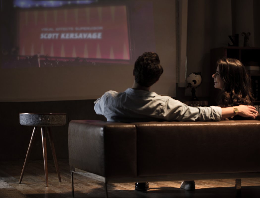 Small side table，Bluetooth Speaker ，Mellow，