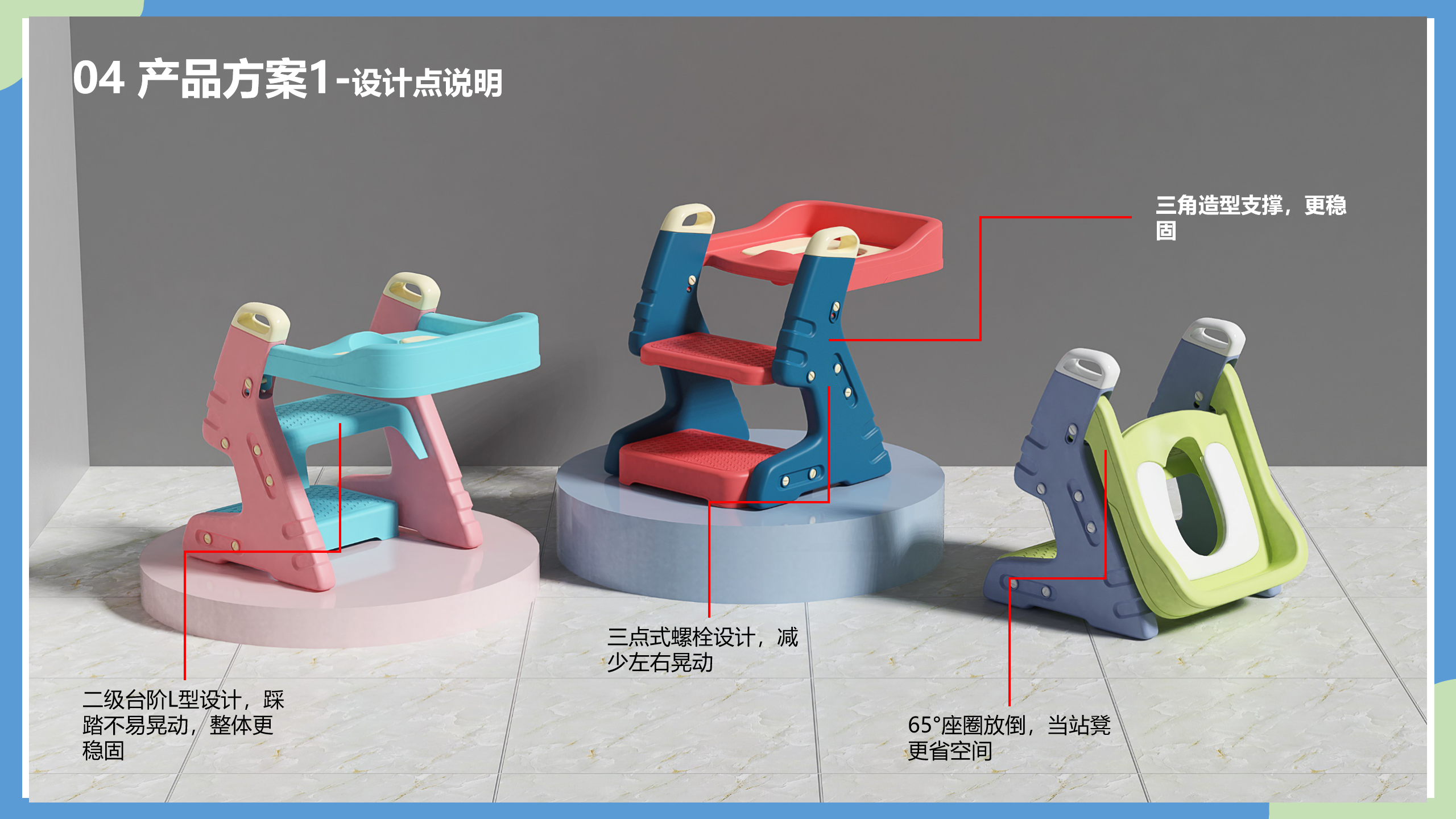 Children's folding toilet，Baby toilet，Multifunctional Stair Toilet，Children's products，Maternal and infant products，