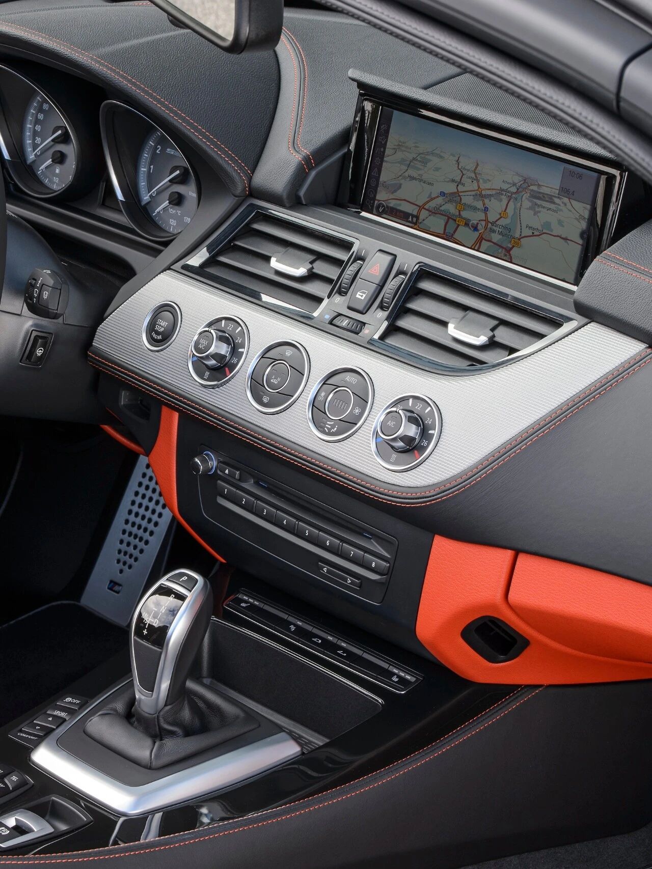 bmw，Interior，main console，