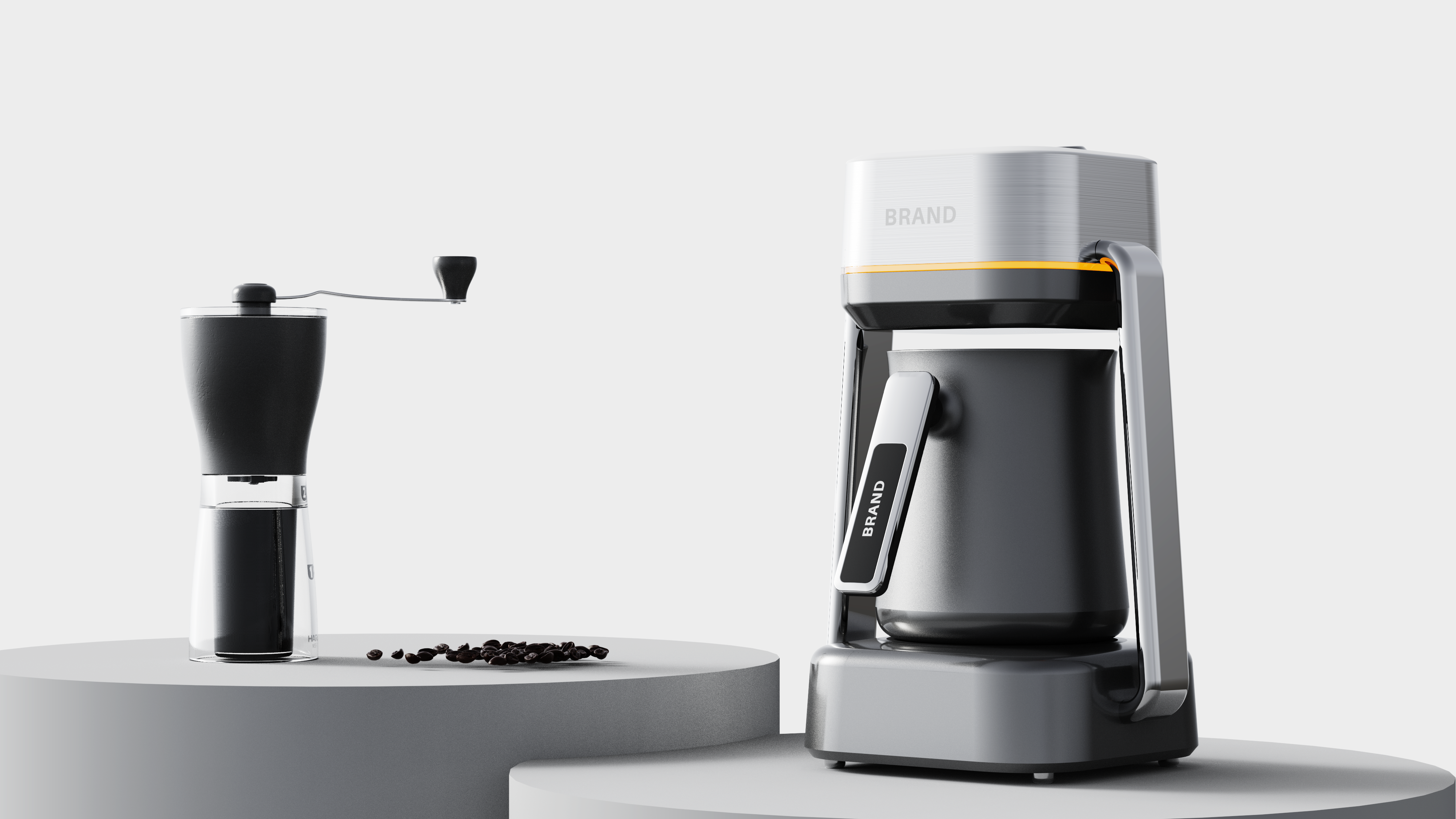 Coffee appliance minimalist design，