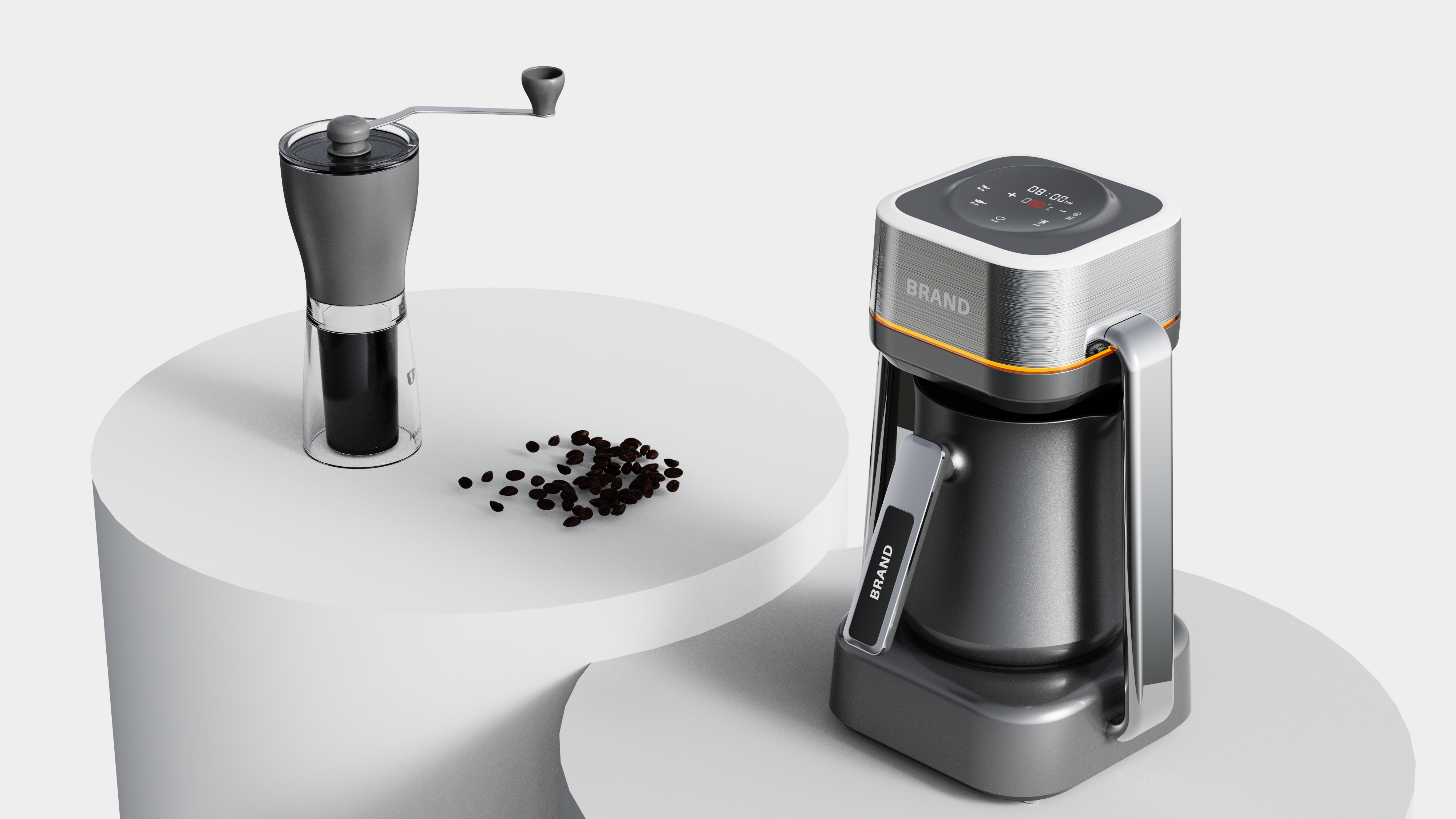 Coffee appliance minimalist design，