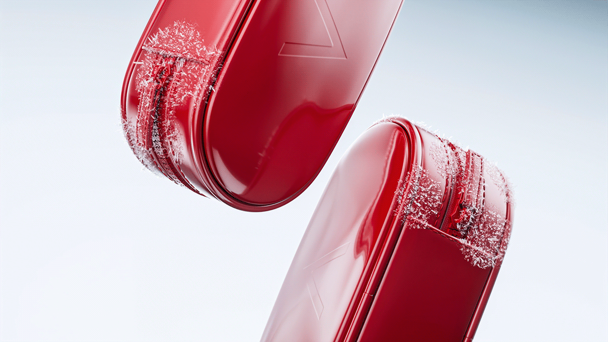 VICHY Laboratoires，Holiday Campaign 202，Full Series Close-up，Snow velvet texture，FutureBrand，
