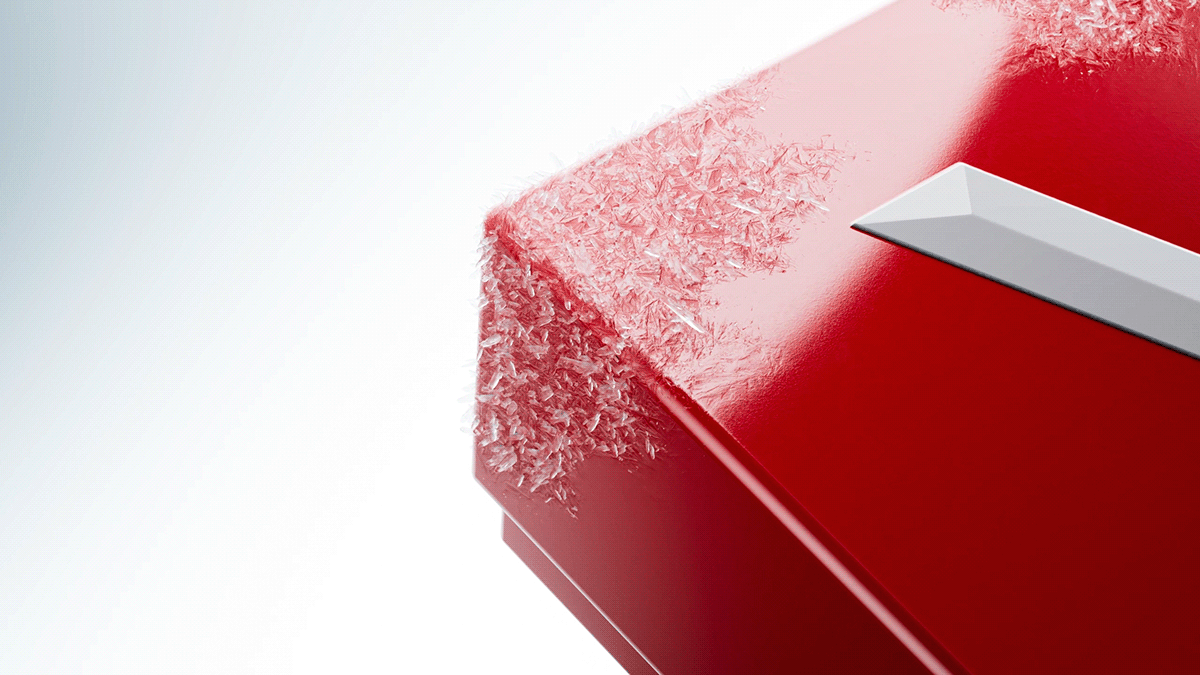 VICHY Laboratoires，Holiday Campaign 202，Full Series Close-up，Snow velvet texture，FutureBrand，