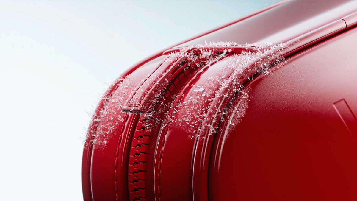 VICHY Laboratoires，Holiday Campaign 202，Full Series Close-up，Snow velvet texture，FutureBrand，