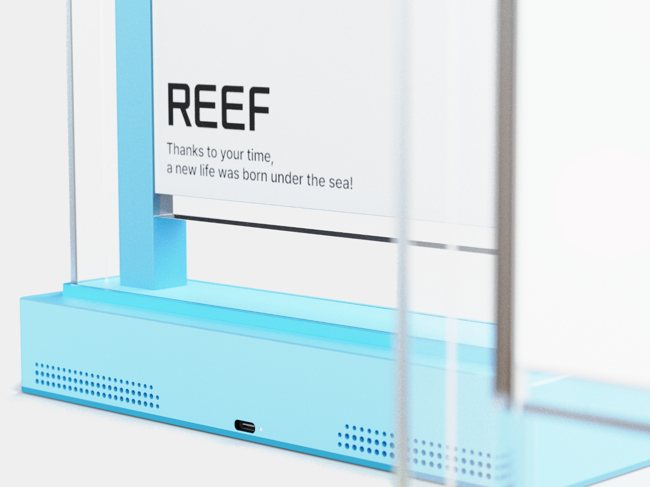 Reef，Digital Aquarium，conceptual design，Electronics，