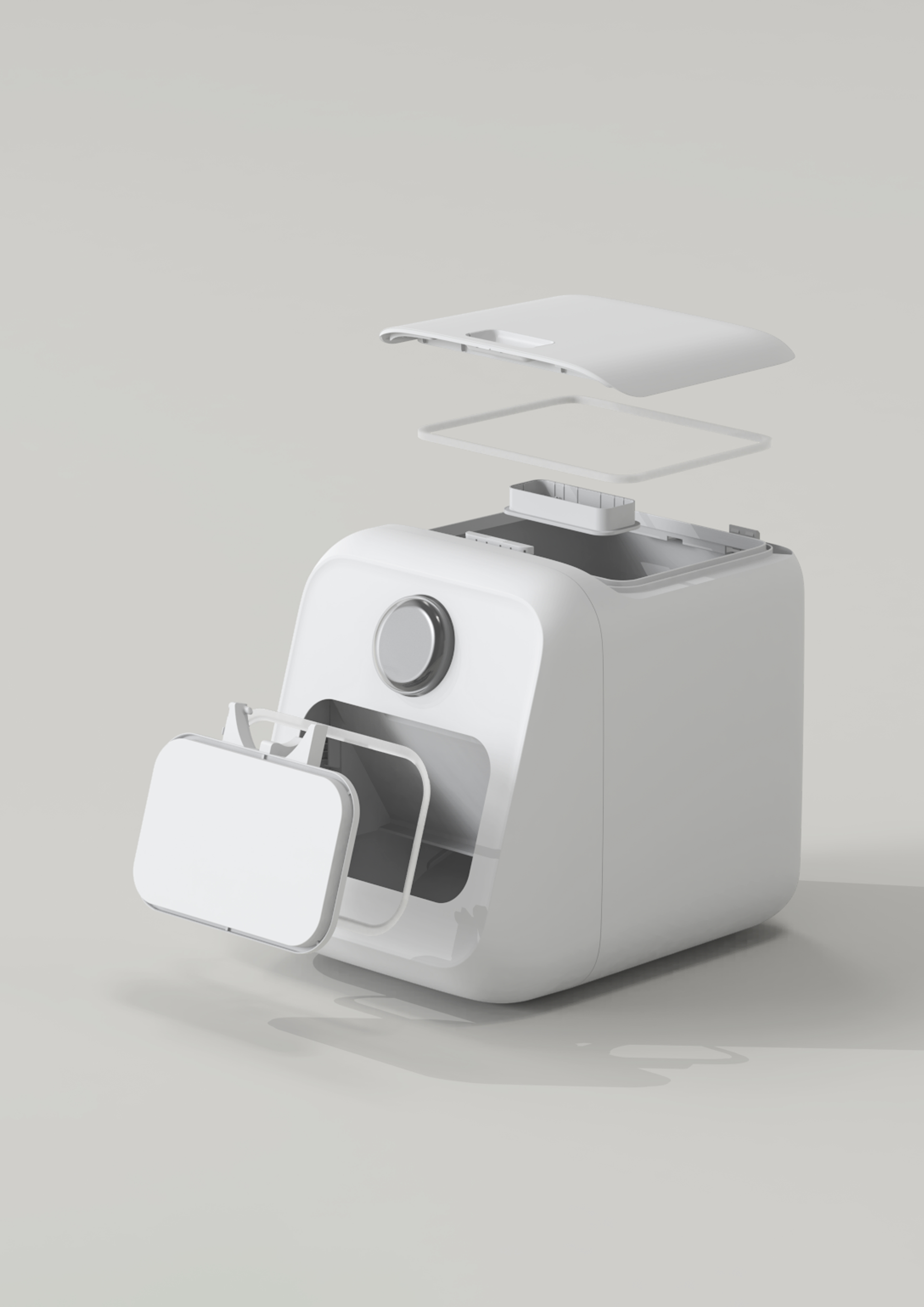 Rice bucket，Self-opening rice barrel，Automatic open lid rice bucket，Mi Cang，Grain storage box，Pet grain storage box，Grain storage box，